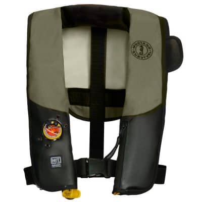 Mustang Inflatable PFD with HIT for Law Enforcement Olive/Black