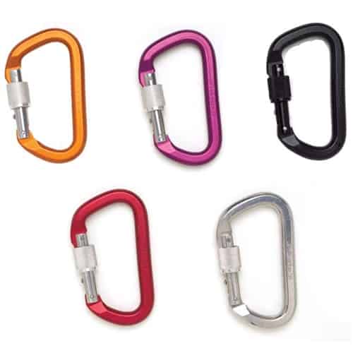SMC Aluminum Locking D Carabiner Dive Rescue International
