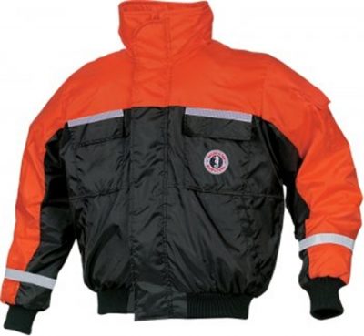 Mustang Classic Flotation Bomber Jacket with Reflective Tape