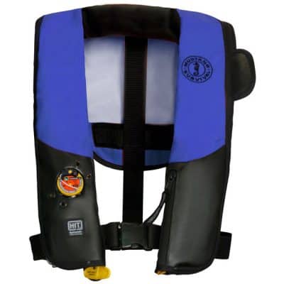 Mustang Inflatable PFD with HIT for Law Enforcement Black Blue