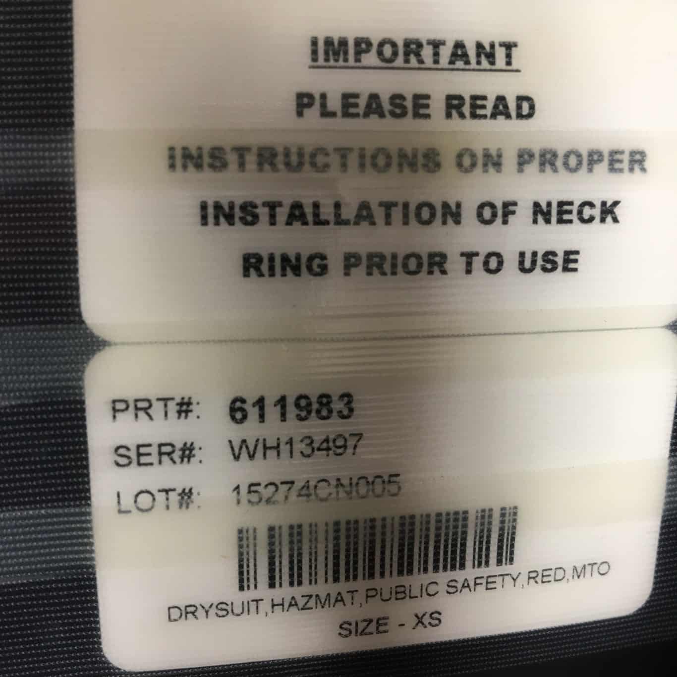 hazmat suit 5 Dive Rescue International