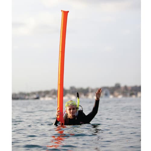 Details about / DIVER BELOWDiving SafetyScuba Free Diving Buoy FloatSafety Inflatable